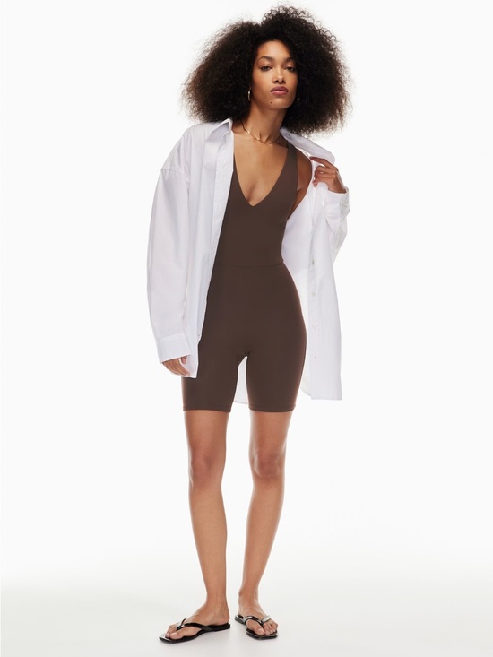 Babaton Pants - BABATON Contour V-Neck Romper